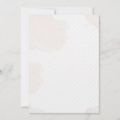 テディベアベビーシャワーの招待状 招待状 (裏面)