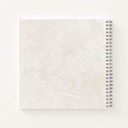 テディベアベビーシャワーゲ男女兼用ストブック ノートブック (裏面)