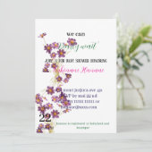 テディベアベビーシャワー招待状 招待状 (スタンド正面)