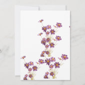 テディベアベビーシャワー招待状 招待状 (裏面)