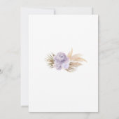 テディベアベビーシャワー招待状 招待状 (裏面)