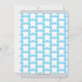 テディベアベビーシャワー 招待状 (裏面)