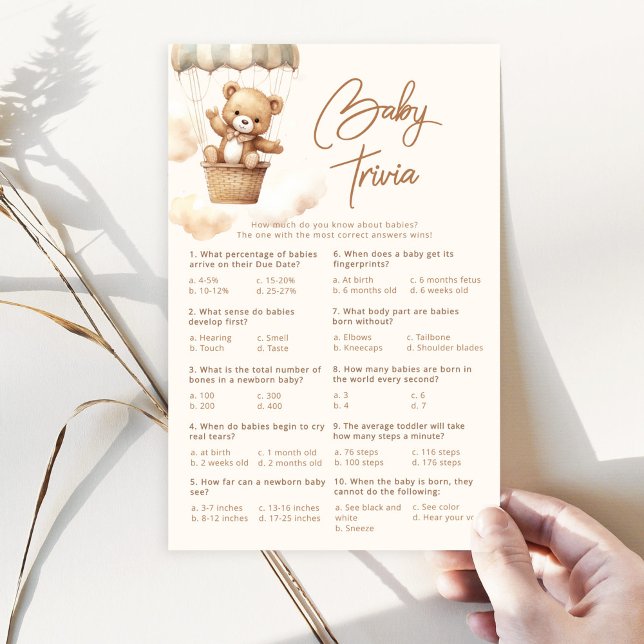 テディベアベビートリビアゲームを心待ちにする (クリエイターアップロード済み)