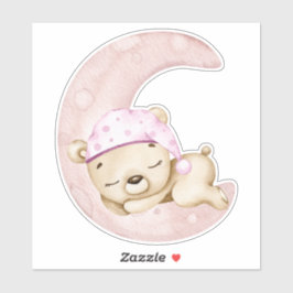 テディベアベビーベアピンクかわいい動物シール シール