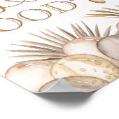 テディベアベビーベア「ベビー食べ物を推測」 ポスター (角)