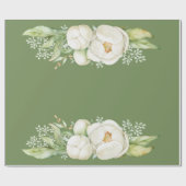 テディベアベビーベビーシャワーコレクション ラッピングペーパー (フラット)