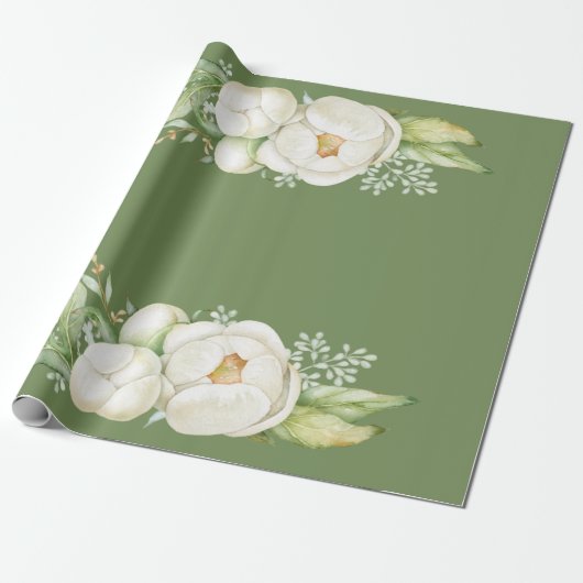 テディベアベビーベビーシャワーコレクション ラッピングペーパー (アンロールド)