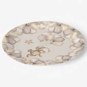 テディベアベビーベビーシャワージェンダー神経痛 ペーパープレート (アングル)