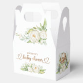 テディベアベビーベビーシャワーフローラ フェイバーボックス (オープン)