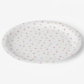 テディベアベビーベビーシャワー ペーパープレート (アングル)