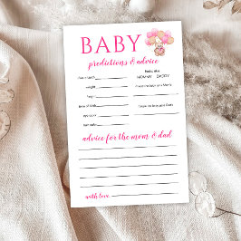 テディベアベビー予測ゲーム チラシ