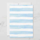 テディベアベビー名レースベビーシャワーゲームカード 招待状 (裏面)