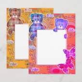 テディベアベビー シーズンカード (正面/裏面)