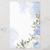 テディベアベビーABCシャワーゲームカード チラシ (裏面)