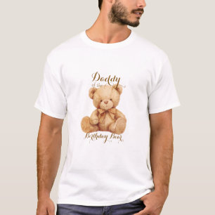 テディベアベージュバルーン誕生日 Tシャツ