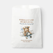 テディベアホイールアップハートフル フェイバーバッグ (正面)