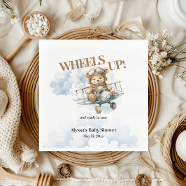 テディベアホイールアップリトルコパイロット スタンダードランチョンナプキン