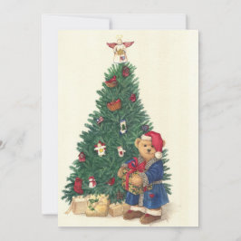 テディベアホリデーパーティー招待状 招待状