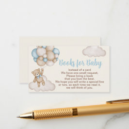 テディベアボーイベビー エンクロージャーカード