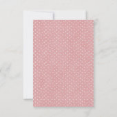 テディベアミニマリストベビーシャワーサンキューカード サンキューカード (裏面)