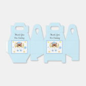 テディベアムーンスターズ雲男の赤ちゃんシャワー フェイバーボックス (折り畳みなし)