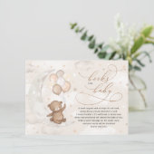 テディベアムーンスターズ風船ブックスベビー エンクロージャーカード (スタンド正面)