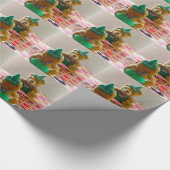 テディベアラッピング紙 ラッピングペーパー (角)