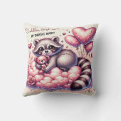 テディベアラブアライクーンヴァレンティネス クッション (裏面)