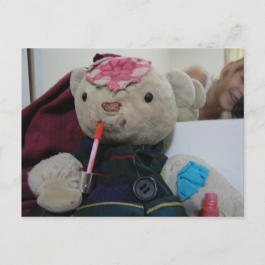 テディベアリップグロス ポストカード (正面)