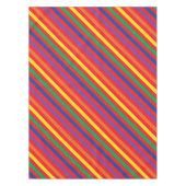 テディベアレインボーキュート子供の誕生日パーティー テーブルクロス (正面)