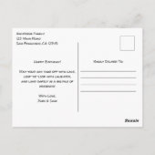 テディベアヴィンテージ機可愛お洒落いカスタム ポストカード (裏面)