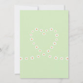 テディベアーウッズパーティー子供の誕生日 招待状 (裏面)