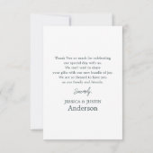 テディベアーエアー飛行機バルーンサンキュー サンキューカード (裏面)