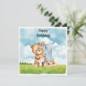 テディベアーガール1stバースデーウォーターカラー1年 (スタンド正面)