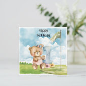 テディベアーガール1stバースデーウォーターカラー1年 (スタンド正面)