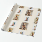 テディベアーギフト ラッピングペーパー (アンロールド)