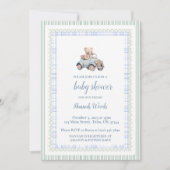 テディベアーグランドミレニアルベビーシャワー 招待状 (正面)