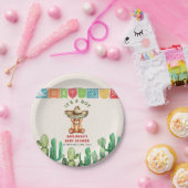 テディベアーサボイ男の子ベビーシャワーフェスタ ペーパープレート (パーティー)