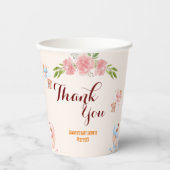 テディベアーサンキューベイビーシャワー 紙コップ (正面)