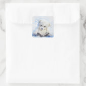 テディベアースティッカー スクエアシール (バッグ)