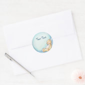 テディベアーステッカー ラウンドシール (封筒)