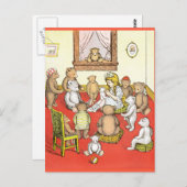 テディベアーズが集まる ポストカード (正面/裏面)