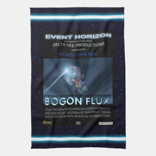 テディベアーズイン宇宙 キッチンタオル (縦)