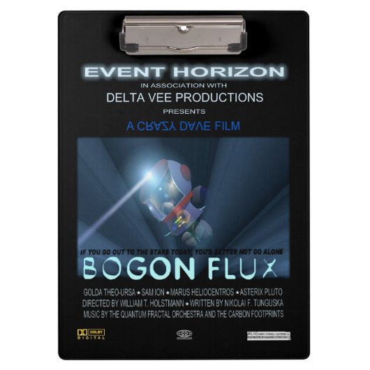 テディベアーズイン宇宙 クリップボード (正面)