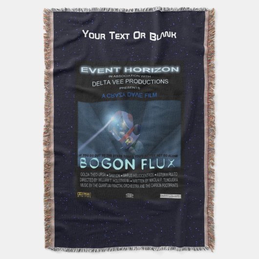 テディベアーズイン宇宙 スローブランケット (正面縦)