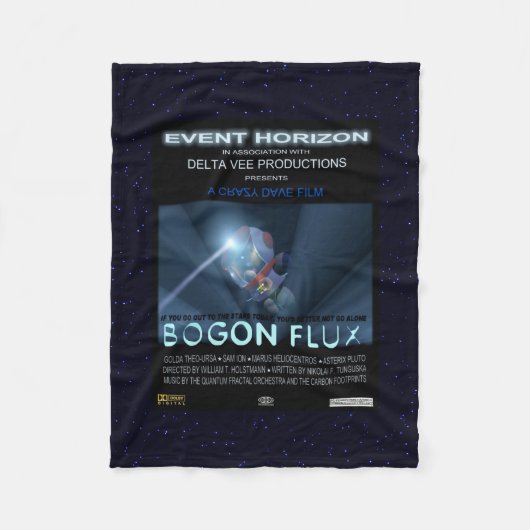 テディベアーズイン宇宙 フリースブランケット (正面)