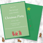 テディベアーズファミリークリスマスパーティー 招待状