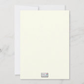 テディベアーズ誕生日パーティー 招待状 (裏面)