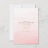 テディベアートロピカルエキゾチックかわいいサンキュー サンキューカード (裏面)