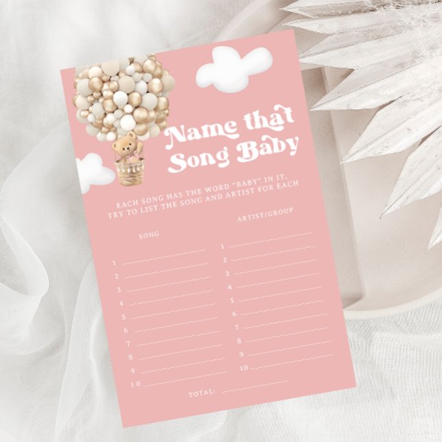 テディベアーバルーンソングガールベビーシャワーゲーム (クリエイターアップロード済み)